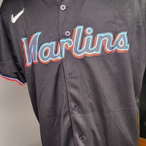 #1 ISAN DIAZ MIAMI MARLINS NIKE BASEBALL